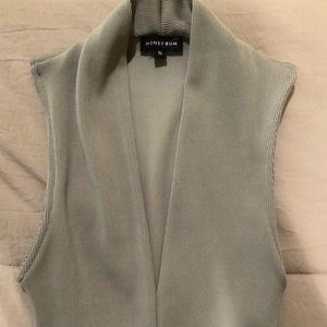 Thick gray bodysuit